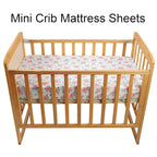 Onacosht Pack n Play Playard Fitted Sheets 2 Pack Set for Baby Girl Soft Stretchy Jersey Knit Portable Mini Crib Mattress Cover, Pink Floral