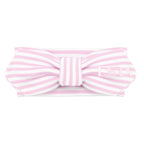 Creative Knitwear LSU Tigers Infant Girls Pink/White Striped Hair Knot Headband Embroidered Logo - Size Newborn - 4T