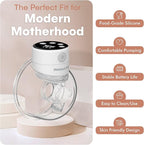 Wearable Hands-Free Electric Breast Pump – Double Portable Pump, 3 Modes 12 Levels, Quiet Rechargeable Breastfeeding Pump, LED Display, 24mm & Multiple Flange Sizes (1 Count)