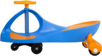 Wiggle Car Ride on Toy - Easy-to-Use Kid Car for Ages 3 Years and Up with No Batteries, Gears, or Pedals by Lil Rider (Blue/Orange), Large,Yellow / Black