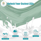 Cute Castle Pregnancy Pillows, Soft U-Shape Maternity Pillow with Removable Cover - Full Body Pillows for Adults Sleeping - Pregnancy Must Haves - Jumbo 57 Inch - Green