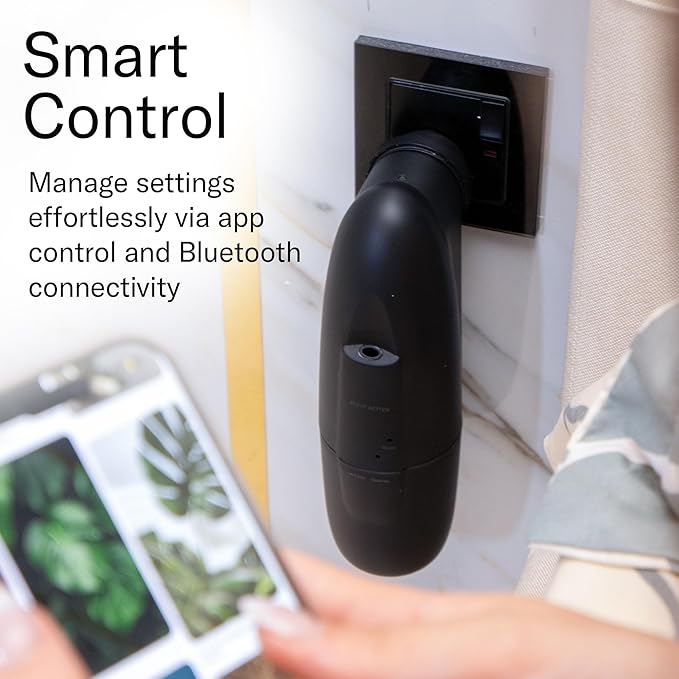 Scent Better Plug in Essential Oil Waterless Diffuser for Home, Hotel, Spa, Office with 500 sq ft Coverage - Includes Free Linen Breeze (White)