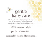 Burt's Bees Baby 100% Natural Origin Multipurpose Healing Ointment, Face & Body Baby Ointment – 7.5 Ounce Tub - Pack of 3