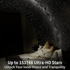 Star Projector, Planetarium Projector for Bedroom Ultra Clear Galaxy Night Light with 4K Replaceable 13 Galaxy Discs 360 Degree Rotation Real Sky Light for Kids Room Birthday Valentines Gift