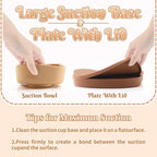 Silicone Baby Feeding Set 7 Pcs, Baby Led Weaning Supplies, Baby Feeding Supplies Set BPA Free, Baby Essentials for Newborn Gift Bear