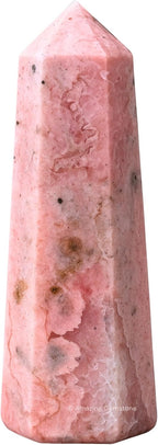 Amazing Gemstone Rhodochrosite Crystal Towers ~ Natural Healing Crystal Point Obelisk for Reiki Healing and Crystal Grid (2 to 3 INCH)