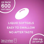 Curist Gas Relief Simethicone 2 Pack - 250 mg Softgels (600 Count) Digestive Relief, Bloating Relief & Anti Flatulence Gas Pills for Adults aids Gas and Bloating Relief (600 Softgels)