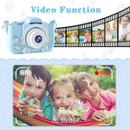 Kids Camera Toys for 3 4 5 6 7 8 9 10 11 12 Years Old Boys/Girls, Kids Digital Camera for Toddler with Video, Birthday Festival for Kids, Selfie Camera for Child, 32GB TF Card