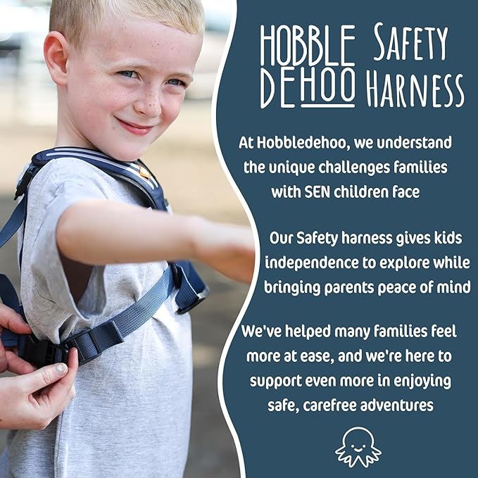 Hobble De Hoo Child Safety Harness | Premium Adjustable Toddler & Kids Harness Ages 2–7 | Autism Support