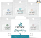 Essence Nasal Diffuser Respiratory Bundle – Essential Oil Silicone Nose Rings for Sinus Relief, Congestion & Seasonal Breathing Support – Wearable Aromatherapy for Cold & Allergy Symptoms