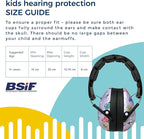 BANZ Kidz Earmuffs 2 Years & Older - Loud Noise Cancelling Kids Headphones & Toddler Ear Muffs, Size Adjustable