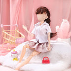 Bencailor 8 Pieces Summer Doll Clothes for 11.8 Inch Doll Accessories Shirt Skirts Dress Outfit Clothing for Birthday Gift(Novel)