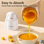 Baby Food Maker - Processor & Blender for Fresh Meals, Fruits, Veggies, Meat & Puree (White)