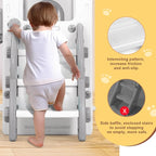 JOYLDIAS 9 in 1 Toddler Slide, Toddler Playground with Double Slides, Climber,Basketball Hoop,Tunnel, Telescope, Storage Space and Non-Slip Step, Indoor Outdoor Backyard Playset for Toddlers Age 1-3+