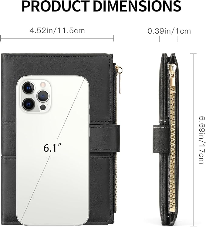 Passport Holder for Travel Rfid Passport Wallet for Women Men with Zipper Pocket Pen Sim Card Holders Slim Travel Accessories