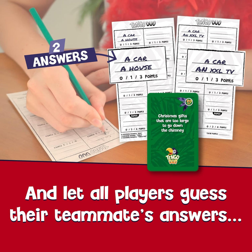 SAVANA Tengo Duo - Great Minds Only Matching Party Game | 3+ Players | Family Game for Kids and Adults