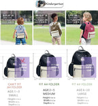 Toddler Backpack for Boys 2-5: Preschool Kindergarten 13" Daycare Backpacks Fit A4 Folder