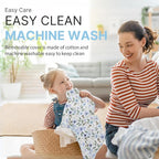 Nursing Pillow, Breastfeeding Pillow with Removable Cover, Ergonomic Breast Feeding Pillow, Baby Feeding Support Cushion for Mom Easier Breastfeeding- Original Size/Leaves