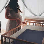 lulumoon Baby Muslin Crib Sheets - Toddler Cotton Fitted Crib Sheets Neutral for Boys and Girls 2Pack