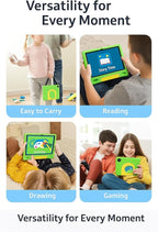 10.1 Inch Kids Tablet with Shockproof Case | Android 14, 64GB+8GB RAM, 12H Battery | Parental Control, Google Kids Space & Preloaded Educational Apps | WiFi 6, HD Display, Ages 3-12