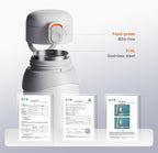 Portable Milk Warmer Pro for Travel, Detachable Bottle Warmer with Rapid and Stable Heating for Breast Milk & Water, 17.5 oz Capacity and Extended Battery Life for on the Go