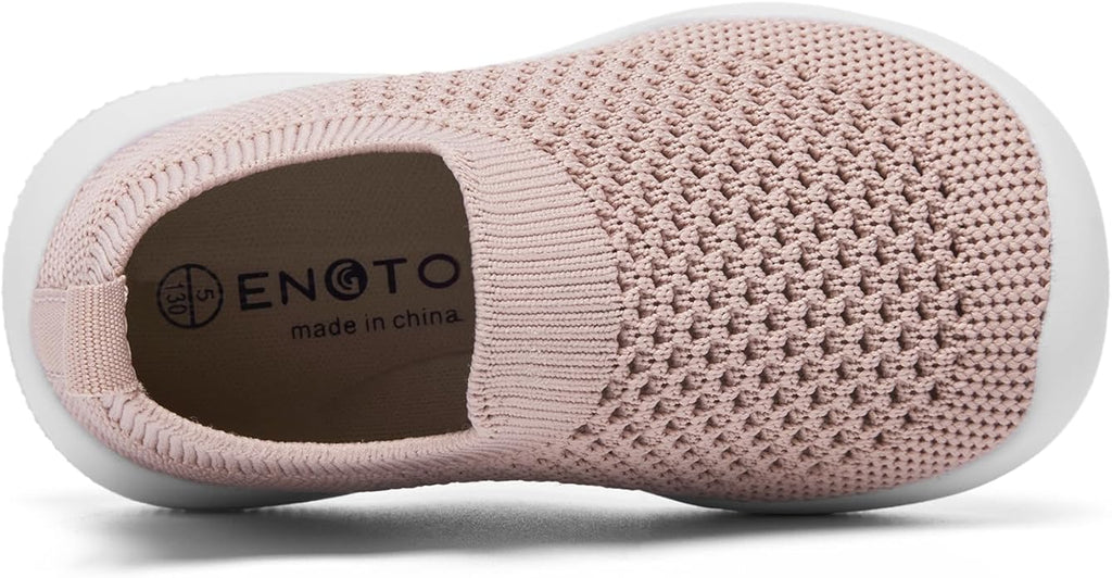 Engtoy Baby Shoes & Socks - Non-Slip Breathable Slippers with Soft Rubber Sole - Baby Boys & Girls Slip On Sneakers