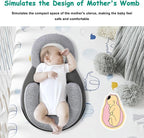 Baby Nursing Pillow,Feeding Support Pillow,Reflux Breastfeeding Nursing Pillow to Reduce Spit-Up, Bottle Feeding, Removable Baby Feeding Pillow