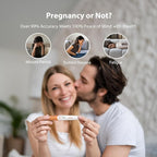 Pregnancy Test Strips Kit with Cup, iHealth Early Detection High-Sensitivity HCG Tests Detect 6 Days Sooner, Over 99% Accurate, Individually Wrapped, Includes 3 Sticks + 10 Strips, Pruebas de Embarazo