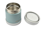 Beaba Stainless Steel Insulated Food Jar 10 oz, Kids Thermos, Lunch Containers, Leakproof, Wide Opening, Suitable for Hot and Cold Foods (Eucalyptus)