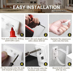 4our Kiddies Furniture Straps (6 Pack) Baby Proofing Anti Tip Furniture Anchors Kit, Cabinet Wall Anchors Protect Toddlers from Falling Furniture, Adjustable Child Safety Straps Earthquake Resistant