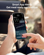 Sync WiFi Wireless Meat Thermometer Digital, 2 Probes, Smart Base, LCD Display, Unlimited Range, Bluetooth 5.4, Improved Stability, NIST-Certified Accuracy, BBQ, Grill, Smoker, Oven, Kitchen