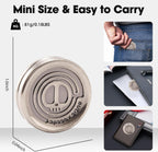 Fidget Slider 3 Pack, Magnetic Metal Freestyle Fidget Toys Haptic Coin Poker Card, EDC Fidget Toy for Adults,Relieve Stress Anxiety ADHD