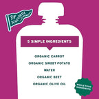 Serenity Kids 6+ Months Veggie Puree Baby Food Pouches - USDA Organic - No Sugary Fruits or Added Sugar - Allergen Free - 3.5 Ounce BPA-Free Packaging - Baby Food Pouch