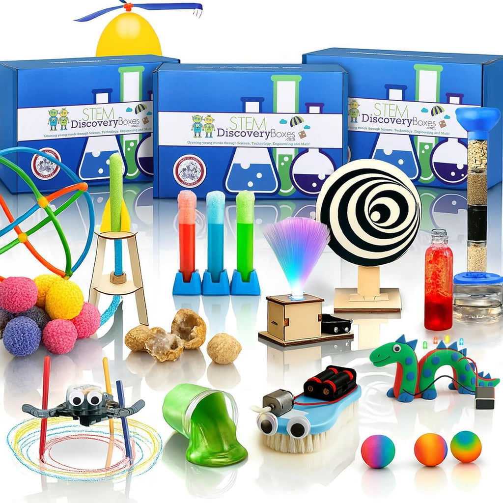 – 3 Month Subscription | 3 Science Kits, 9 Total Hands-On STEM Projects | Educational Building Learning Toys & Activities for Kids Ages 7-12 | Boys & Girls Gift