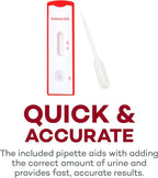 Dealmed HCG Urine Cassette Pregnancy Test, 25 Count, HCG Pregnancy Tests with Disposable Pipettes, Early Detection Pregnancy Test Kit