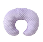 Nursing Pillow and Positioner, Breastfeeding, Bottle Feeding, Baby Sitting Support with Removable Ultra Soft Cover, Tummy Time Support for Baby Boys and Girls (Orchid)