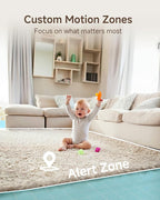 ARENTI WiFi Baby Monitor, 5-inch Wireless Display, 1080p PTZ Camera, Free Smartphone App, Encrypted Connection, Lullaby, Super Night Vision, Auto Tracking, Temp Sensor, Support Local Storage(B2 Kit)