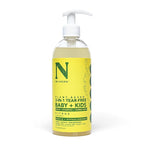 Dr. Natural 3-in-1 Tear-Free Baby Plus Kids Soap - Head-to-Toe Soap and Shampoo - Sensitive Skin Moisturizing Body Wash - Citrus - 16 oz