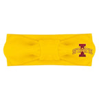 Creative Knitwear Iowa State Cyclones Infant Girls Gold Solid Hair Knot Headband Embroidered Logo - Size Newborn - 4T