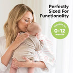 Organic Burp Cloths Baby Boy, Girl - 6-Pack Large Cotton Burping Cloths for Babies, Spit Up Rags, Super Absorbent, Ultra Soft Newborn Rag, Gender Neutral, Machine Washable, Durable(Sweet Charm)