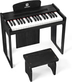 Vangoa Kids Piano Keyboard, 37 Keys Digital Piano for Kids, Music Educational Instrument Toy, Wood Piano for Girls and Boys,Classic Black