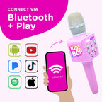 Move2Play, Kidz Bop Karaoke Microphone | The Hit Music Brand for Kids | Toy for Girls & Boys Ages 2, 3, 4, 5, 6, 7, 8+ Years Old | Gift & Birthday Present