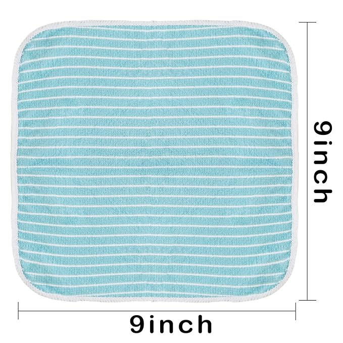 Softan Baby Washcloths, 24Pack Baby Wash Cloths Extra Soft & Ultra Absorbent, Baby Towels and Washcloths Face Towel Unisex for Boys Girls Face & Body, Washclothes Gentle on Sensitive Skin, 9''x 9''