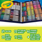 Crayola Inspiration Art Case Coloring Set, 140pc Space Theme – Art Kit for Kids, Crayons, Markers, Pencils, Gift for Boys & Girls, Ages 5, 6, 7, 8 [Amazon Exclusive]