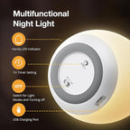 JolyWell Night Light for Kids, Baby Egg Light with 7 Colors Changing Mode & Stepless Dimming, Nursery Night Lamp BPA Free,Rechargeable Egg Night Light for Breastfeeding 1h Timer & Touch Control, Wood