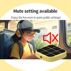 Tic-Tac-Toe Bolt Game, 4-in-1 Handheld Puzzle Game Console, Electronic Tic-Tac-Toe Toy, Educational and Memory Growth, Portable Travel Games for Car Ride, Board Games for Kids and Adults (Yellow)