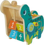 Manhattan Toy Wooden Dinosaur Toddler and Preschool Musical Instrument and Activity Toy with Xylophone, Sawtooth Ridges and Solo Mallet