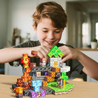 Magnetic Blocks-200PCS Magnetic Building Blocks Set, Kids Classroom Sensory Toy SJ003