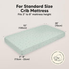 KeaBabies 2-Pack Baby Crib Sheets for Boys, Girls - 52x28 Viscose Derived from Bamboo Toddler Bed Sheets Neutral, Fitted Crib Mattress Cover for Standard Baby Bedding, Soft & Cozy (Bunnies)