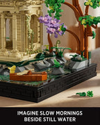Nifeliz Italian Garden Building Set, a Roman-Inspired Display Model for Home or Office, Thoughtful Gift for Those Who Value Atmosphere and Culture (1,733PCS, NF10319)